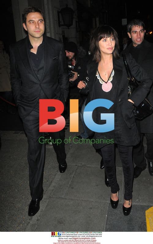 Natalie Imbruglia and David Walliams at Nobu