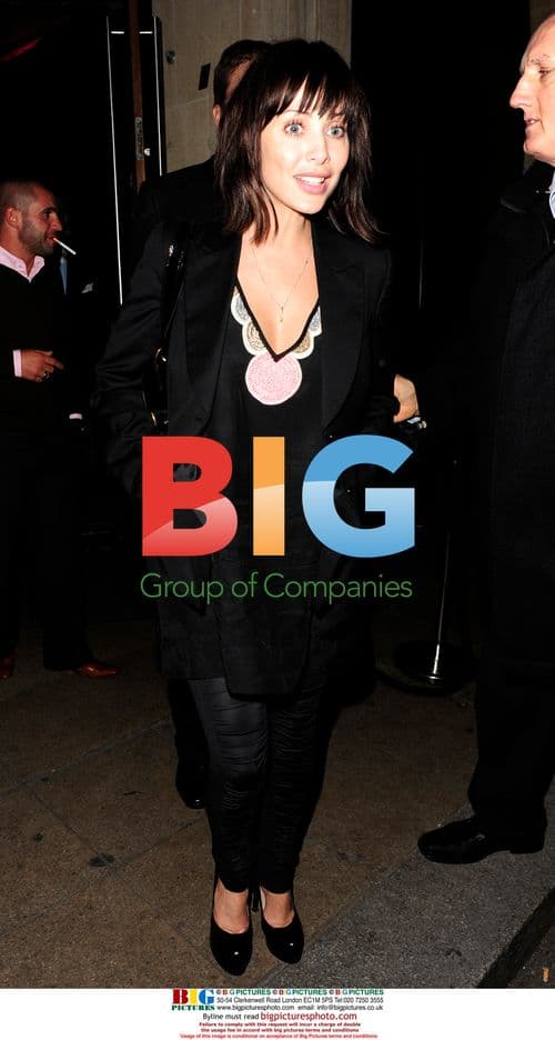 David Walliams and Natalie Imbruglia Out for Dinner