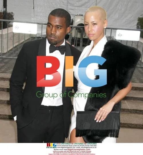 Kanye West and Amber Rose at Met Opera Gala