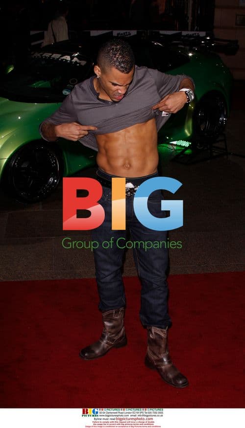 MC Harvey attends 'Fast and Furious' Premiere