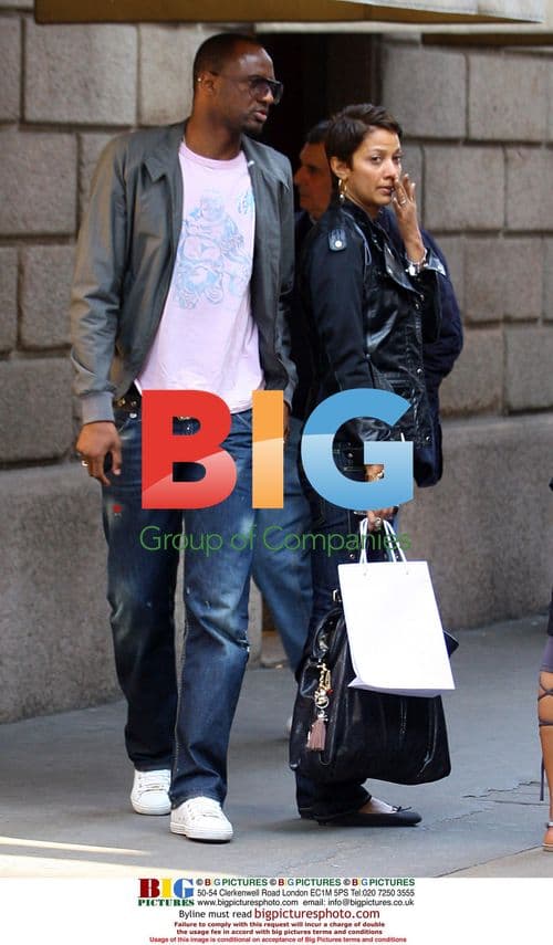 Patrick Vieira goes shopping with family in Milan