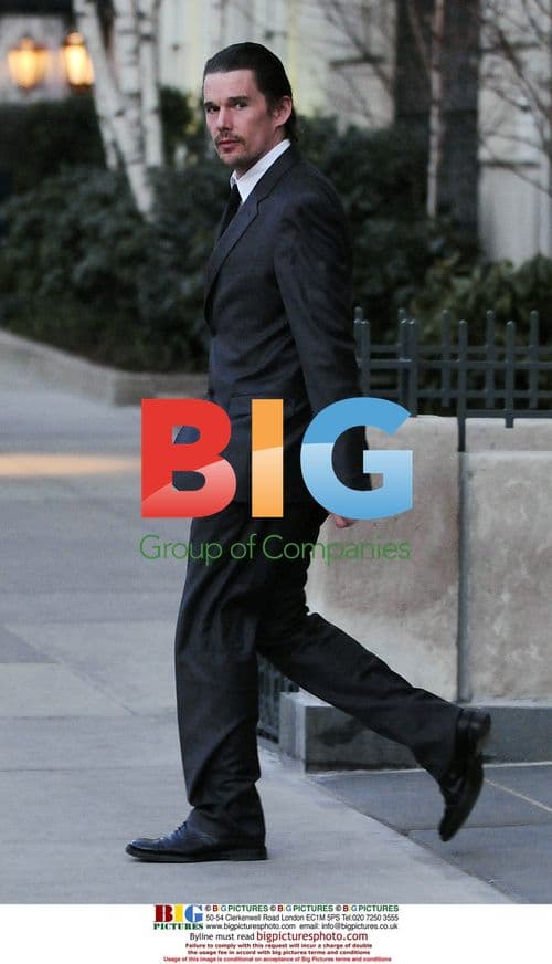 Ethan Hawke at Natasha Richardson's Wake