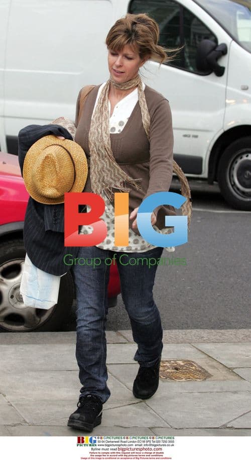 Kate Garraway with family in Primrose Hill