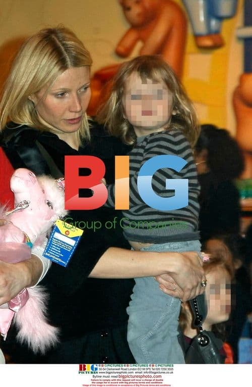 Gwyneth Paltrow takes kids to lunch and toy store