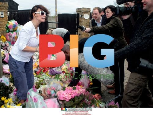 Jackiey Budden and Kevin Adams support Jade Goody