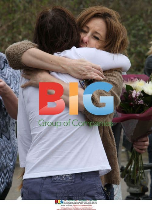 Mourners Comfort Jackie Budden for Jade Goody's Loss