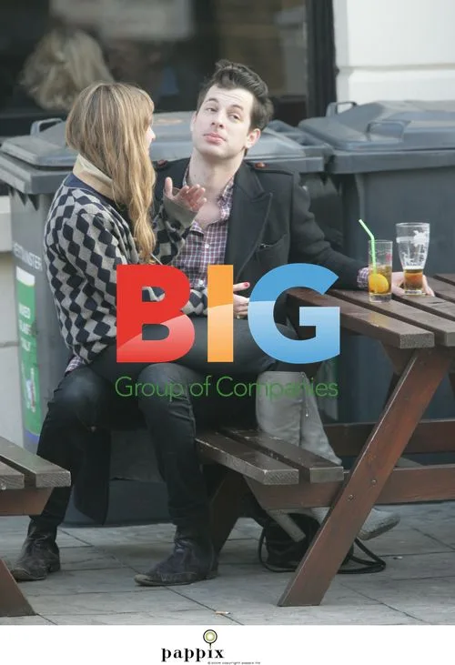 Mark Ronson Doesn't Look Interested as Woman Kisses Him