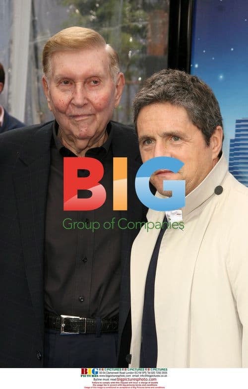 Sumner Redstone and Brad Grey at 'Monsters Vs. Aliens' Premiere