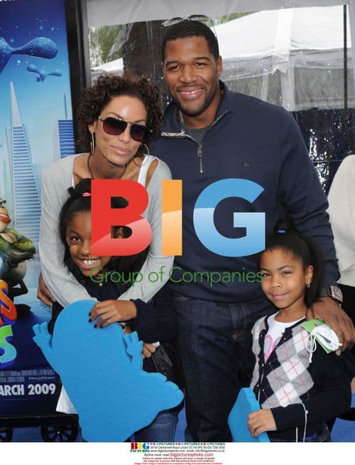 Michael Strahan, Nicole Mitchell Murphy at 'Monsters Vs. Aliens' Premiere