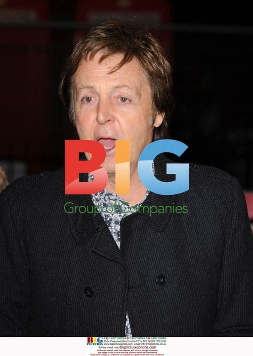 Paul McCartney at "The Boat That Rocked" premiere