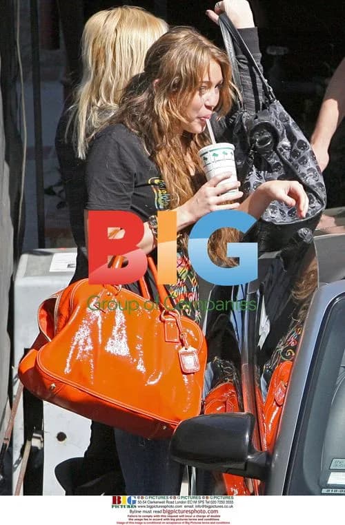 Miley Cyrus stops for lunch in LA