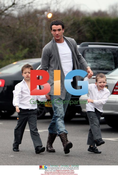 Jack Tweed with Jade Goody's Sons