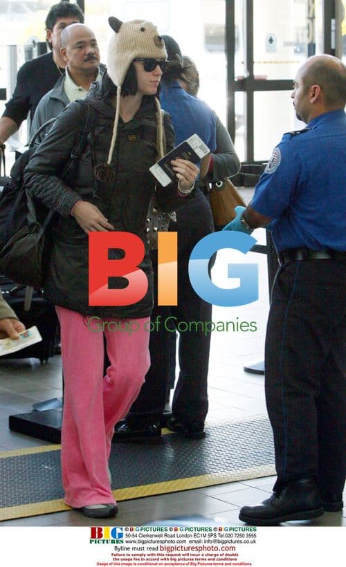 Katy Perry Departs LAX in Casual Look
