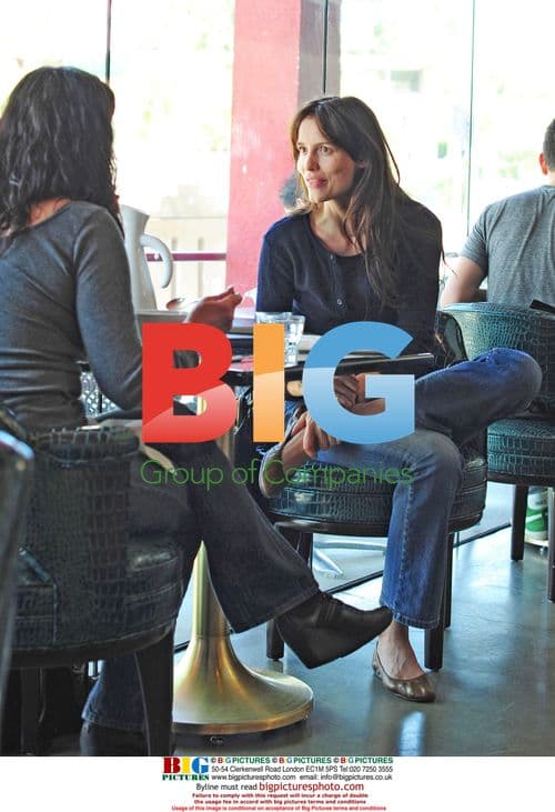 Saffron Burrows Grabs Coffee in LA