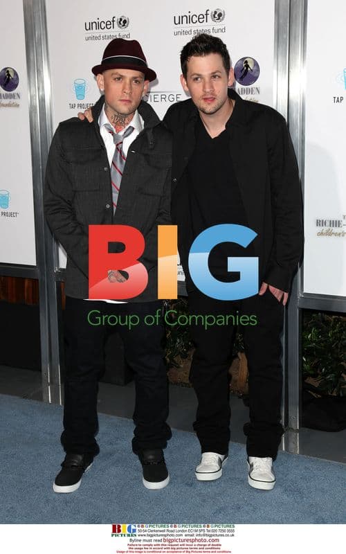 BENJI & JOEL MADDEN arrive to UNICEF Cocktail Party