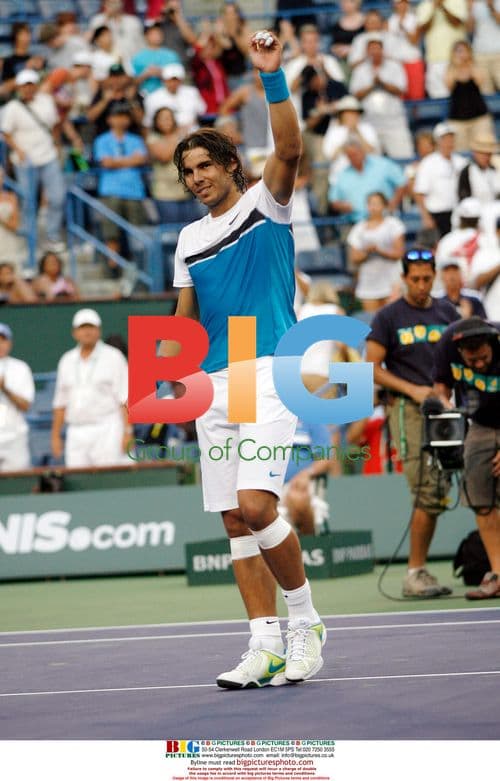 Rafael Nadal beats Del Potro at BNP 2009