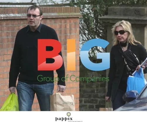 Andrew Morton, biographer, spotted out shopping