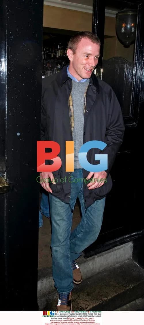Guy Ritchie with Bruised Eye at Pub
