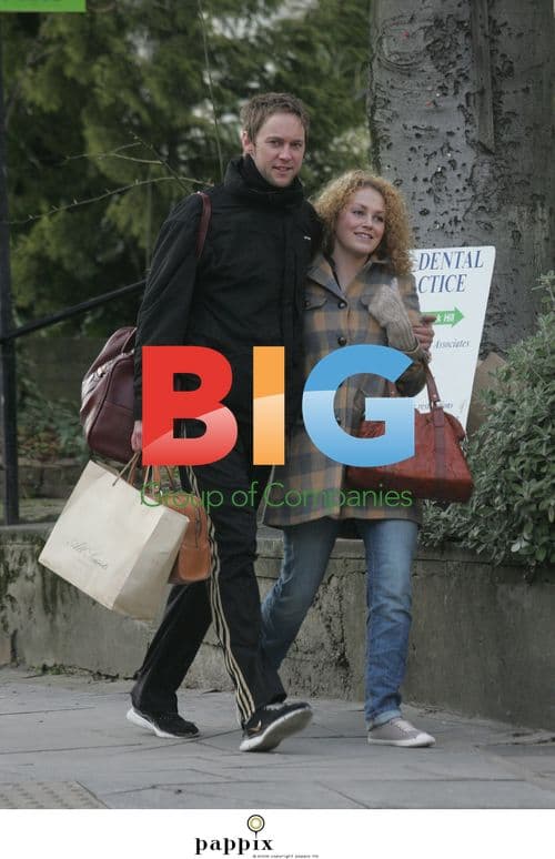 James Redmond and girlfriend on romantic walk