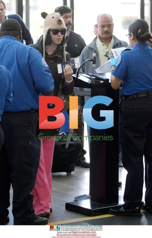 Katy Perry Departs LAX