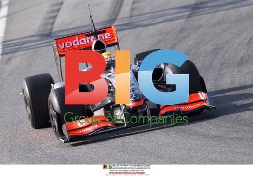 Lewis Hamilton attends car testing in Jerez