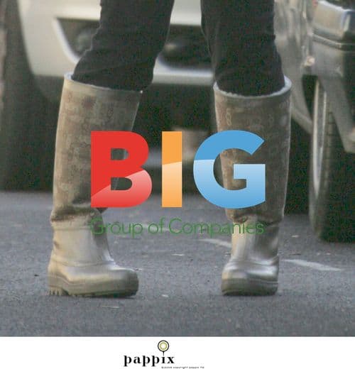 Emma Thompson chats with friend in London