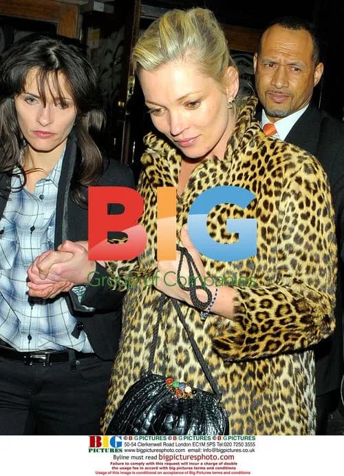 Kate Moss Leaves Groucho Club in London