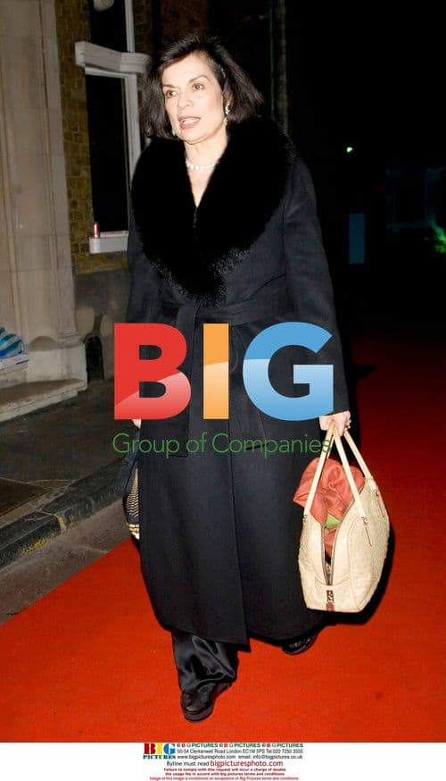 Bianca Jagger Leaving Fundraising Gala