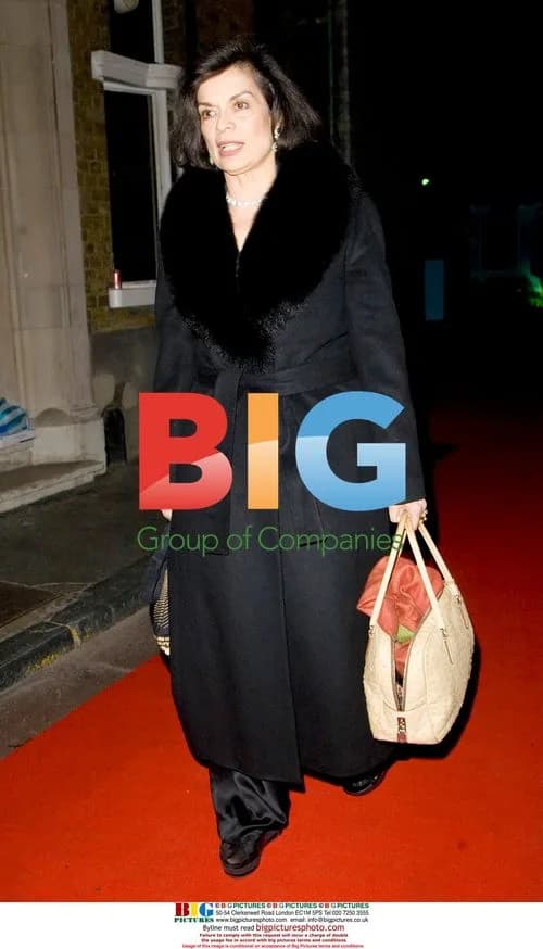Bianca Jagger Leaving Fundraising Gala