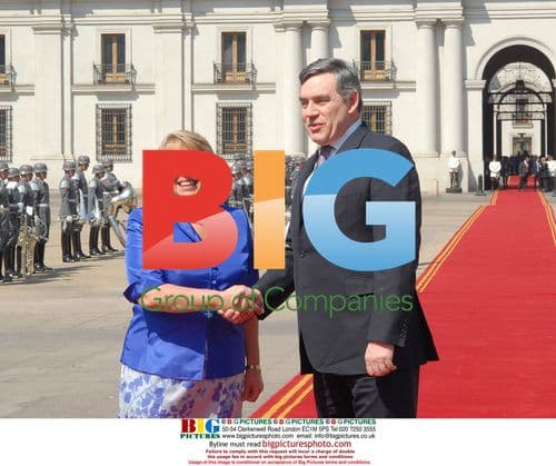 PM Gordon Brown meets Chile's President Bachelet
