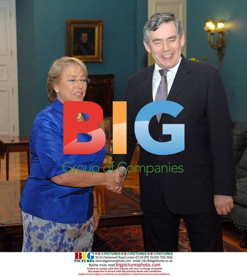 Gordon Brown meets Chilean President Bachelet
