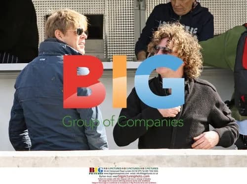 Kris Marshall takes a break from BT commercial filming