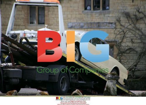 Rolls Royce Towed from Robin Gibb's House