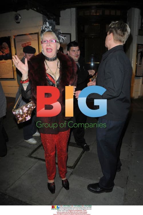 Su Pollard at Spring Awakening press night