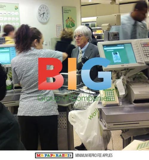 Bernie Ecclestone Spotted Shopping