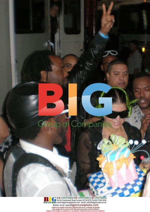 Fergie Celebrates 34th Birthday Backstage