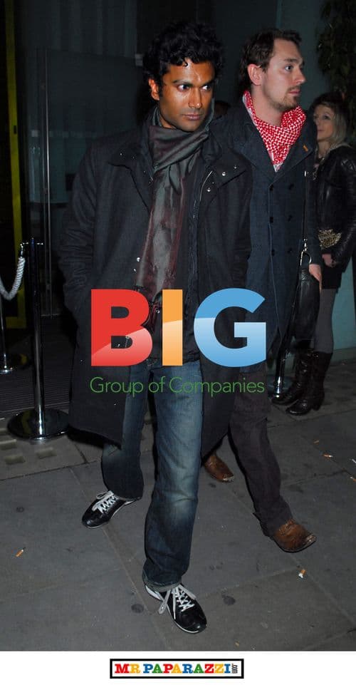 Sendhil Ramamurthy and Olga Kirilenko at Bungalow 8