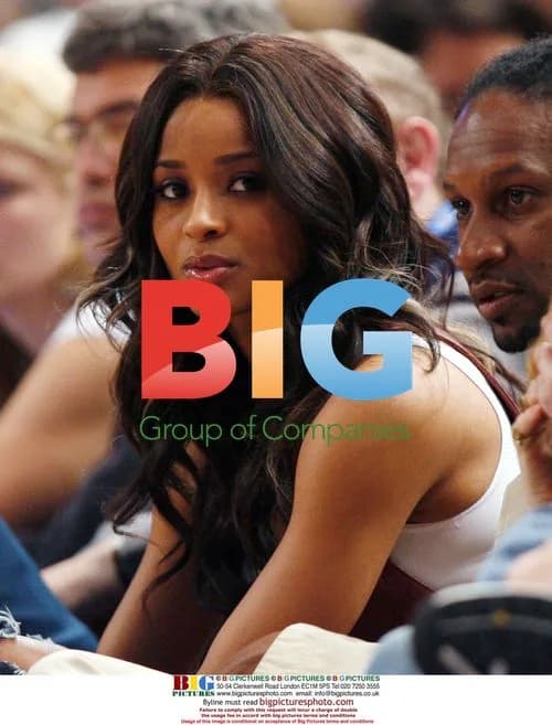 Ciara Watches Knicks Defeat Hornets at MSG