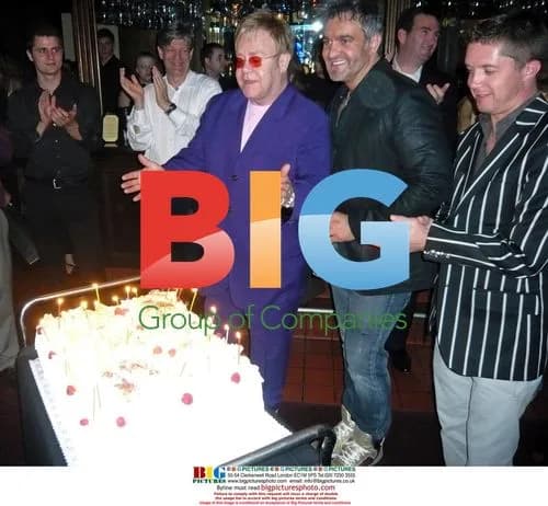 Elton John Celebrates 62nd Birthday
