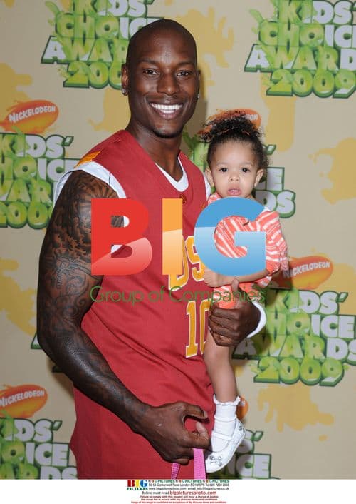 Tyrese Gibson & Daughter at Kids' Choice Awards