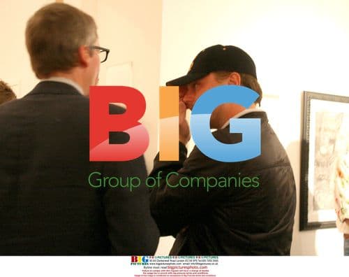 Leonardo DiCaprio attends Todd Shorr art exhibition