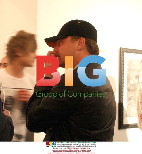 Leonardo DiCaprio at Todd Shorr Art Exhibition