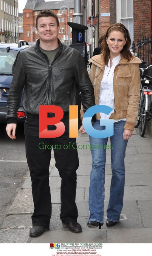 Brian O'Driscoll and Amy Huberman Engagement