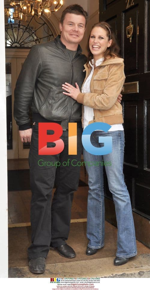 Brian O'Driscoll and Amy Huberman Engagement