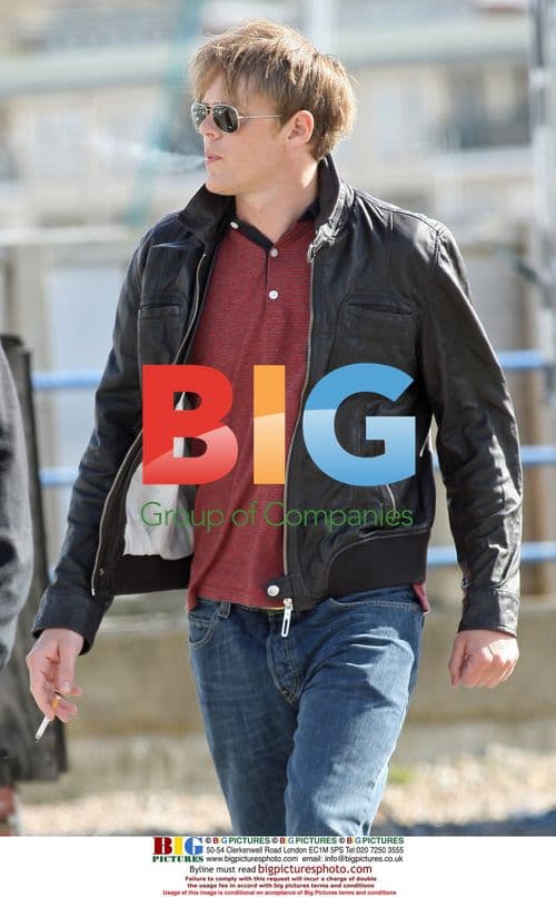 Kris Marshall filming new BT commercial