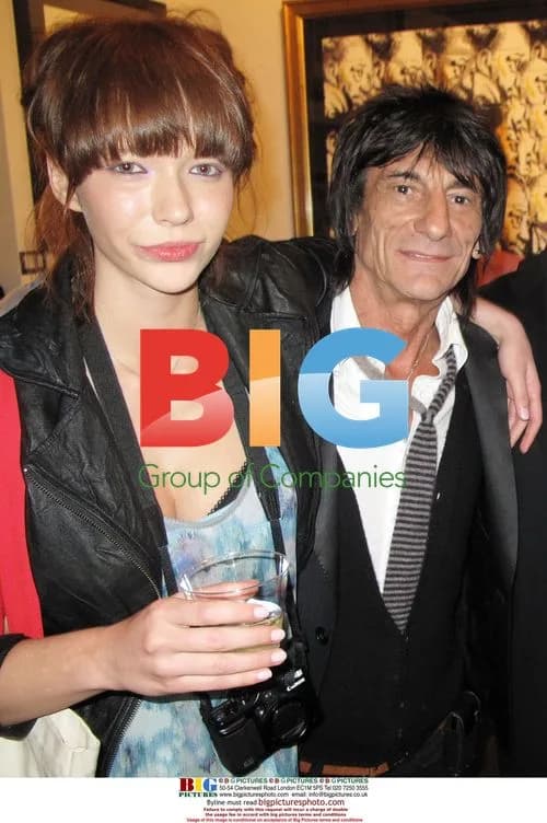 Ronnie Wood paints pictures of girlfriend