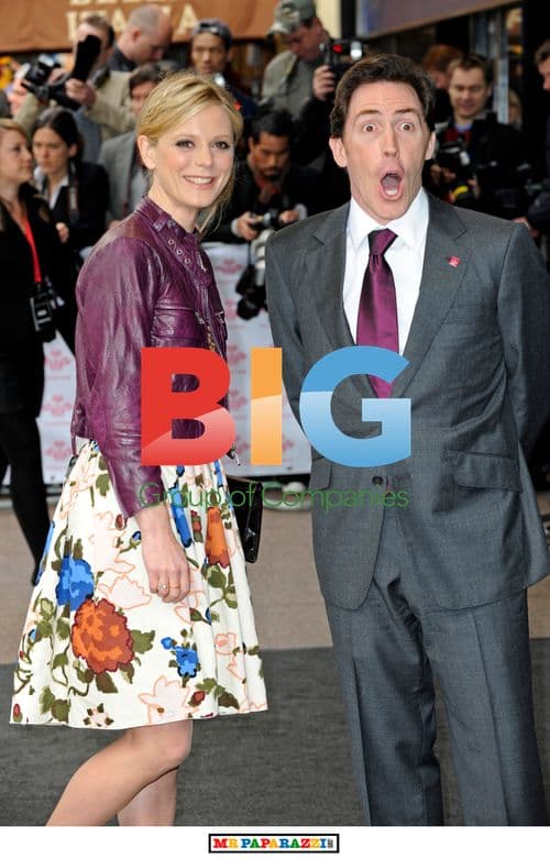 Emilia Fox and Rob Brydon at Prince's Trust Awards