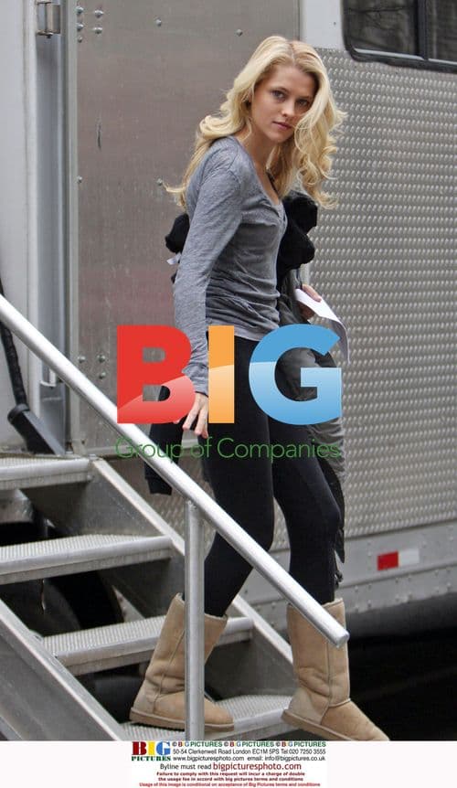 Teresa Palmer on "The Sorcerer's Apprentice" set