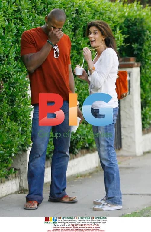 Terri Hatcher and Mehcad Brooks Out for Ice Cream