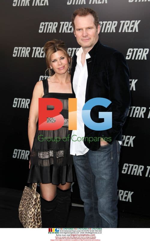 JACK COLEMAN & WIFE at 'Star Trek' Premiere